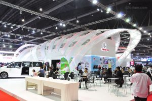 ไฟตกแต่ง บูธ Honda งาน MotorExpo